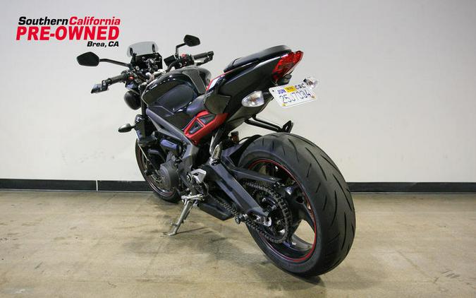 2021 Triumph Street Triple R Low Sapphire Black