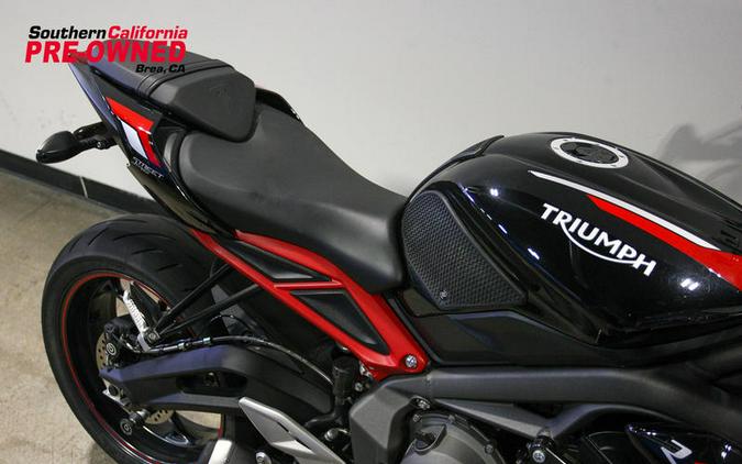 2021 Triumph Street Triple R Low Sapphire Black