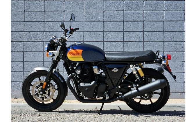 2024 Royal Enfield INT650 Barcelona Blue