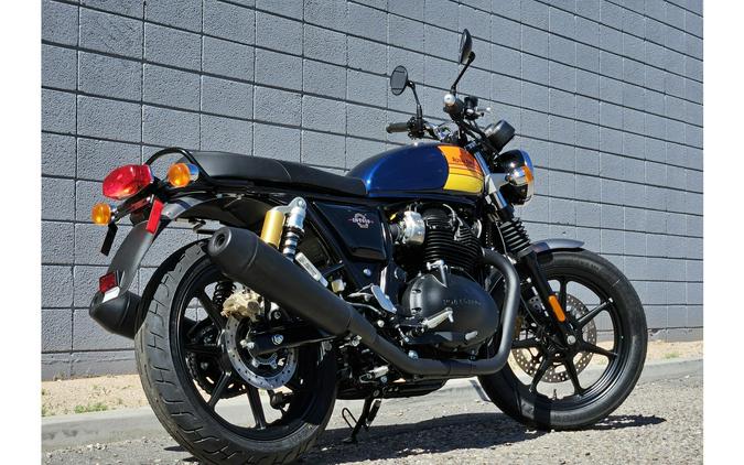 2024 Royal Enfield INT650 Barcelona Blue