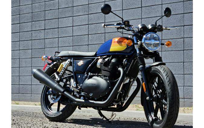 2024 Royal Enfield INT650 Barcelona Blue