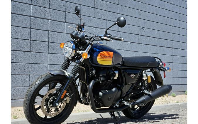 2024 Royal Enfield INT650 Barcelona Blue