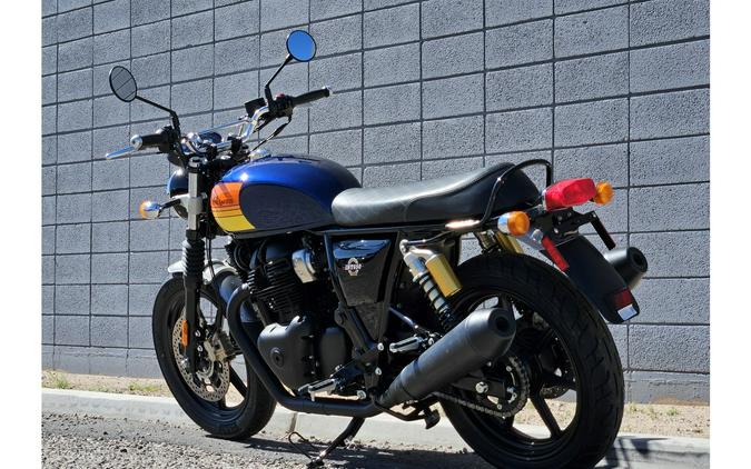 2024 Royal Enfield INT650 Barcelona Blue