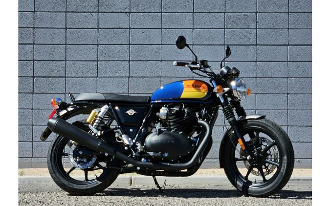 2024 Royal Enfield INT650 Barcelona Blue