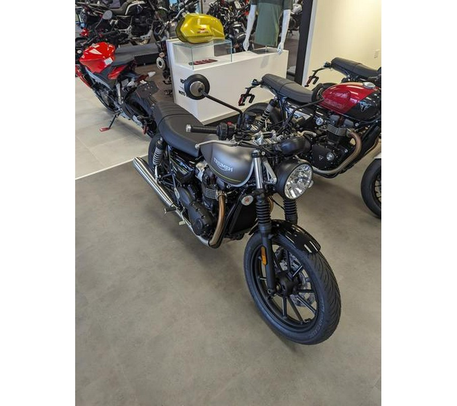 2023 Triumph Speed Twin 900 Matte Silver Ice