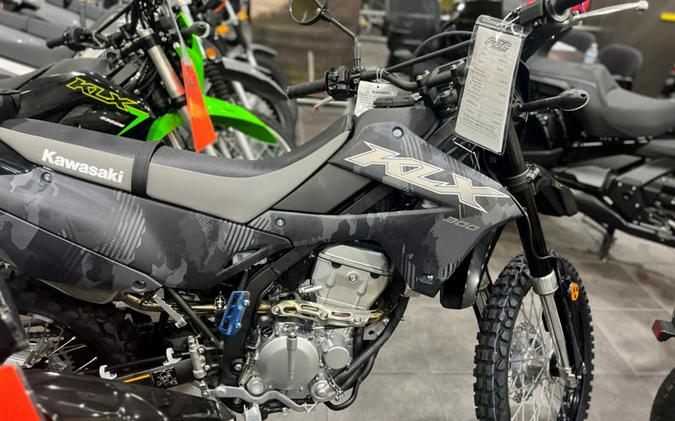 2024 Kawasaki KLX®300 Cypher Camo Gray