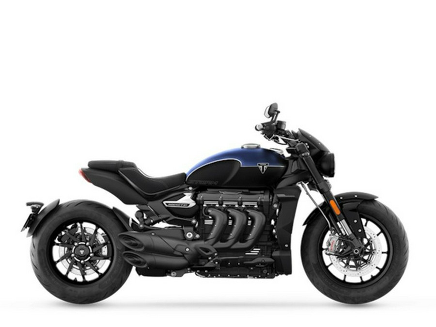 2025 Triumph Rocket 3 Storm R Satin Pacific Blue And Matte Sapp