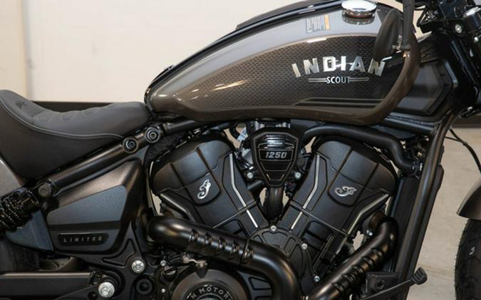 2026 Indian Scout Bobber Limited +Tech Heavy Metal Smoke