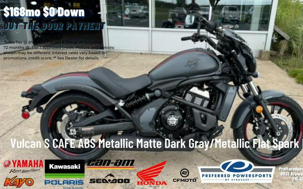 2024 Kawasaki Vulcan S CAFE ABS Metallic Matte Dark Gray/Metallic Flat Spark Black