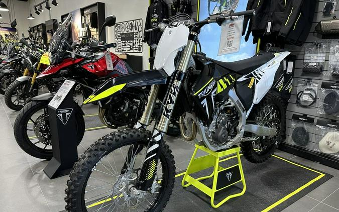 2024 Triumph TF 250-X Racing/Yellow/Black/White