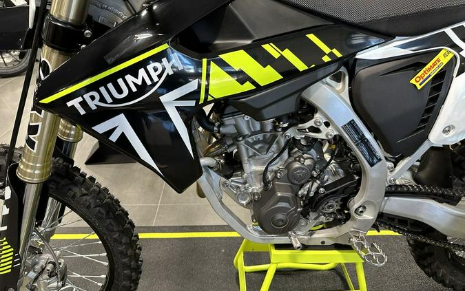 2024 Triumph TF 250-X Racing/Yellow/Black/White