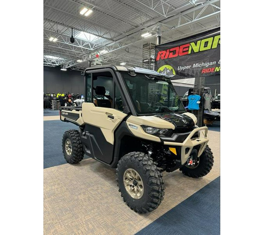 2024 Can-Am® Defender Limited HD10 Desert Tan & Timeless Black