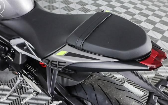 2024 Triumph Street Triple 765 R Silver Ice