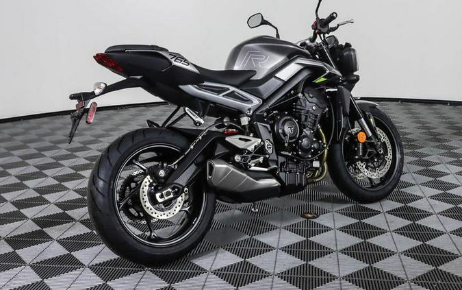 2024 Triumph Street Triple 765 R Silver Ice