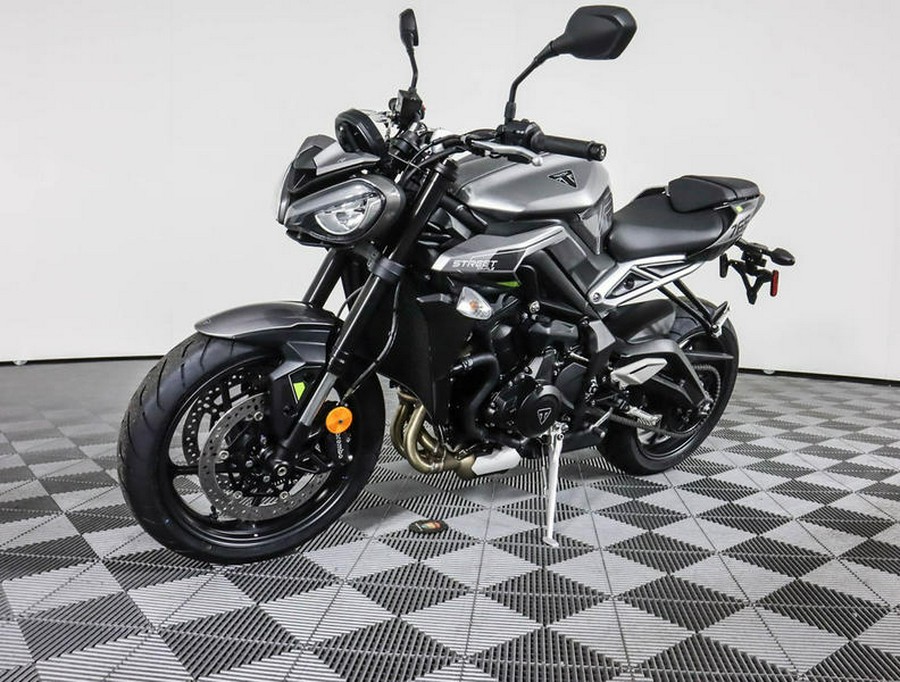 2024 Triumph Street Triple 765 R Silver Ice