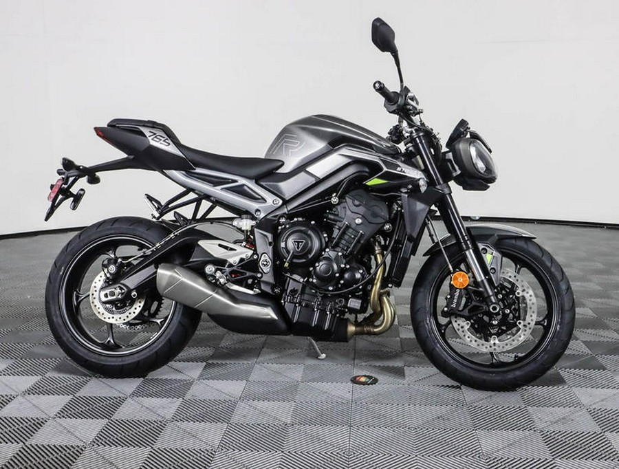 2024 Triumph Street Triple 765 R Silver Ice