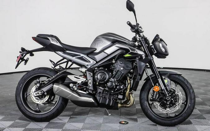 2024 Triumph Street Triple 765 R Silver Ice