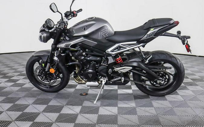 2024 Triumph Street Triple 765 R Silver Ice