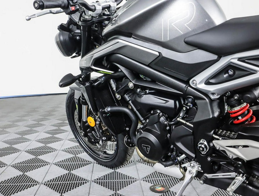 2024 Triumph Street Triple 765 R Silver Ice