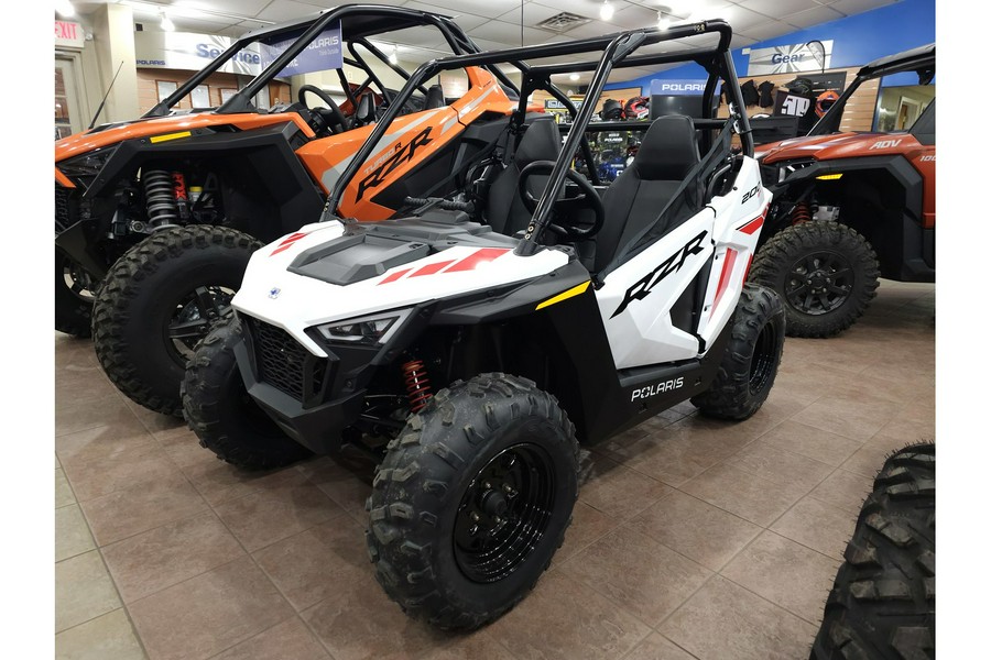 2023 Polaris Industries RZR 200 EFI White Lightning/Indy Red