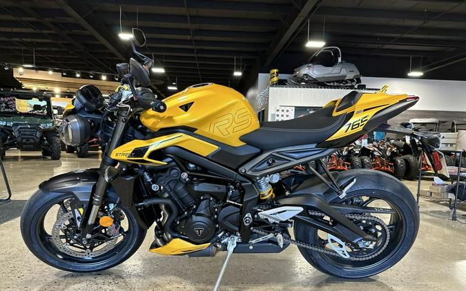 2024 Triumph Street Triple 765 RS Cosmic Yellow