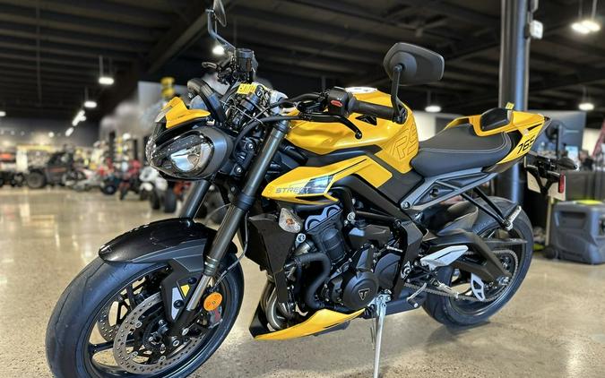 2024 Triumph Street Triple 765 RS Cosmic Yellow