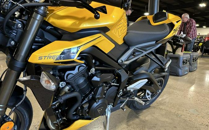 2024 Triumph Street Triple 765 RS Cosmic Yellow