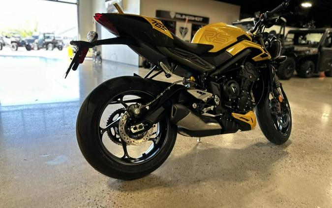 2024 Triumph Street Triple 765 RS Cosmic Yellow