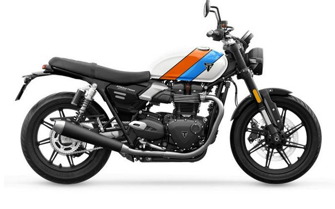2026 Triumph Speed Twin 900 Pure White/Maui Blue/Tangerine Orange