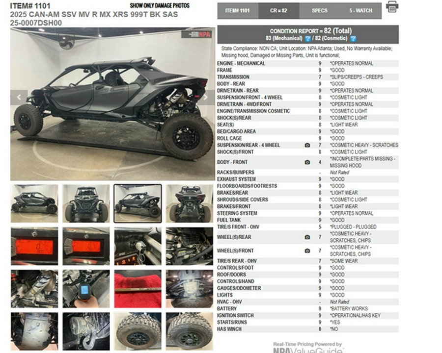 2025 Can-Am Maverick R MAX X rs With SMART-SHOX