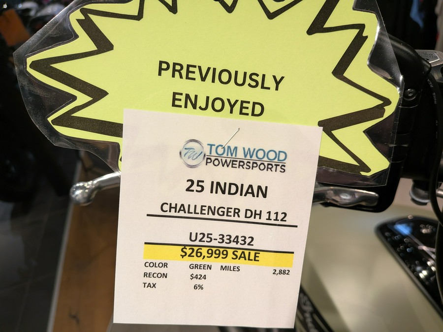 2025 Indian Motorcycle Challenger® Dark Horse® 112