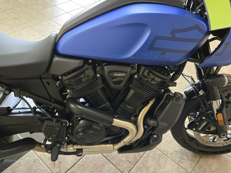 2026 Harley-Davidson® Pan America® 1250 ST Aurora Blue Denim Black Trim