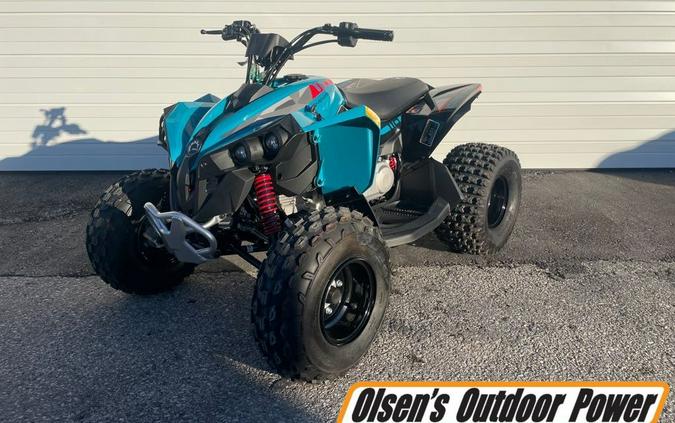 2024 Can-Am Renegade 110 EFI Gray & Yellow / Blue & Black