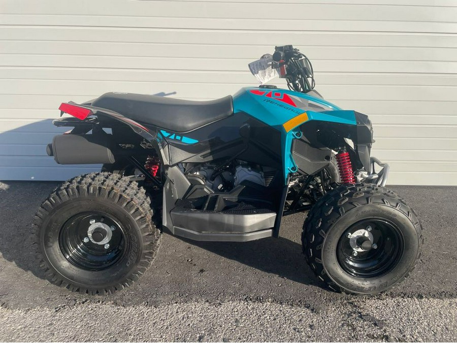 2024 Can-Am Renegade 70 EFI Gray & Yellow / Blue & Black