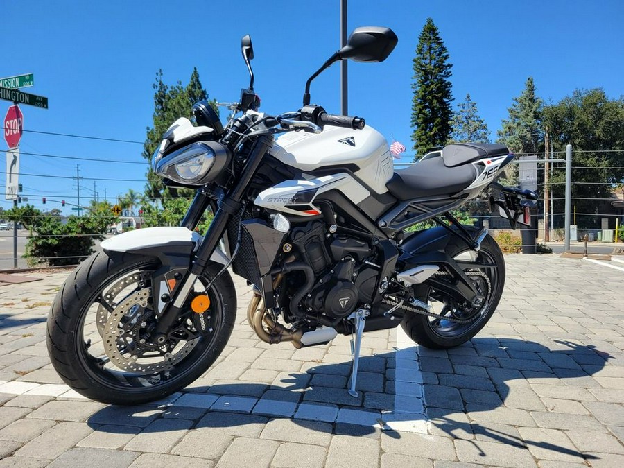 2025 Triumph Street Triple 765 R Pure White