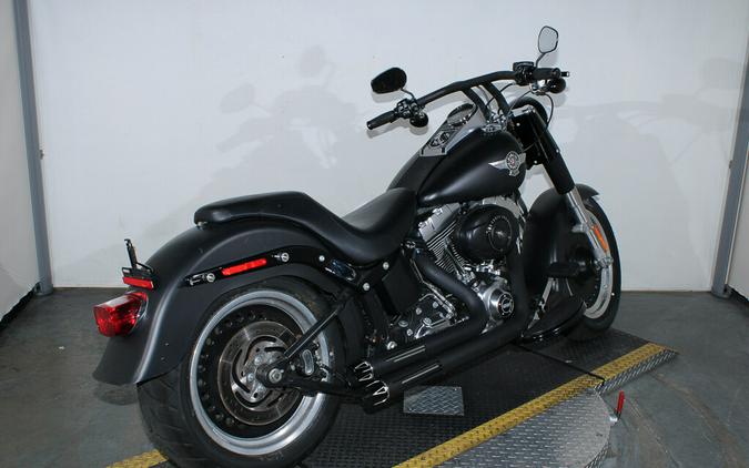 Used 2015 Harley-Davidson Fat Boy Lo Motorcycle For Sale In Miami, Florida