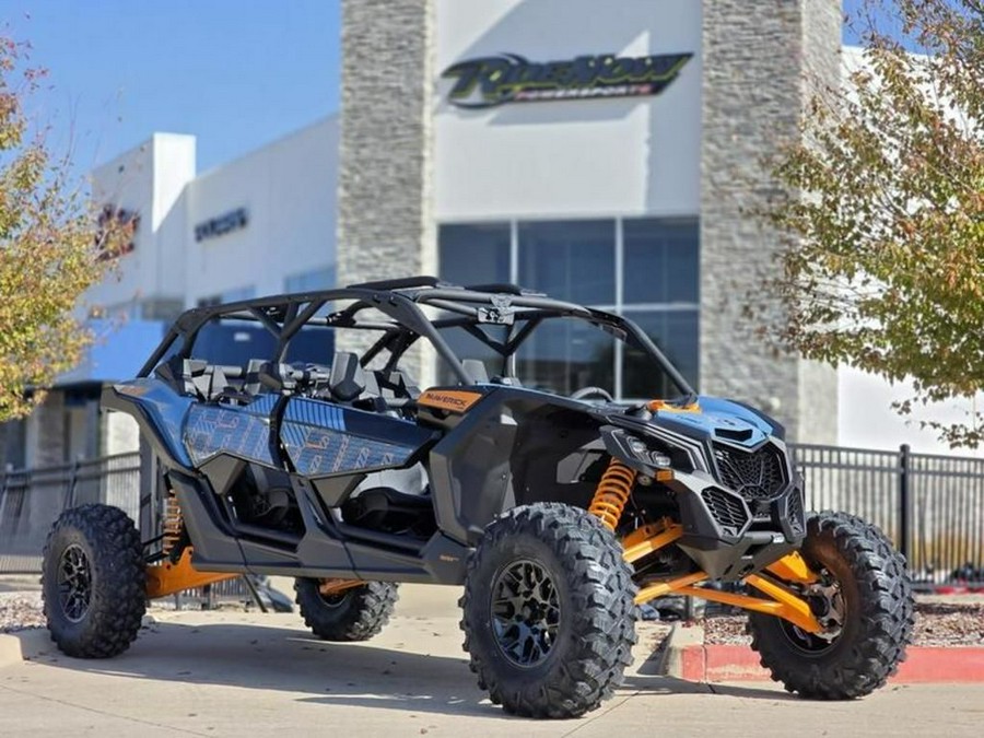 2026 Can-Am® Maverick X3 MAX RS Turbo Scandi Blue & Orange Crush