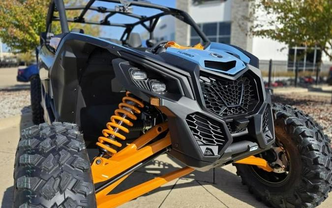 2026 Can-Am® Maverick X3 MAX RS Turbo Scandi Blue & Orange Crush