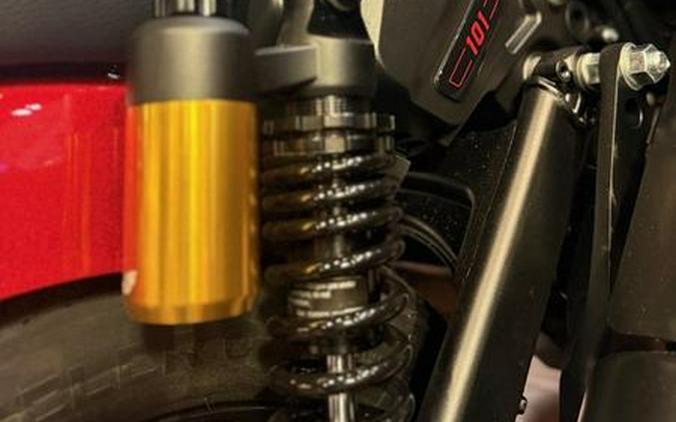 2025 Indian Motorcycle® 101 Scout® Sunset Red Metallic with Graphics