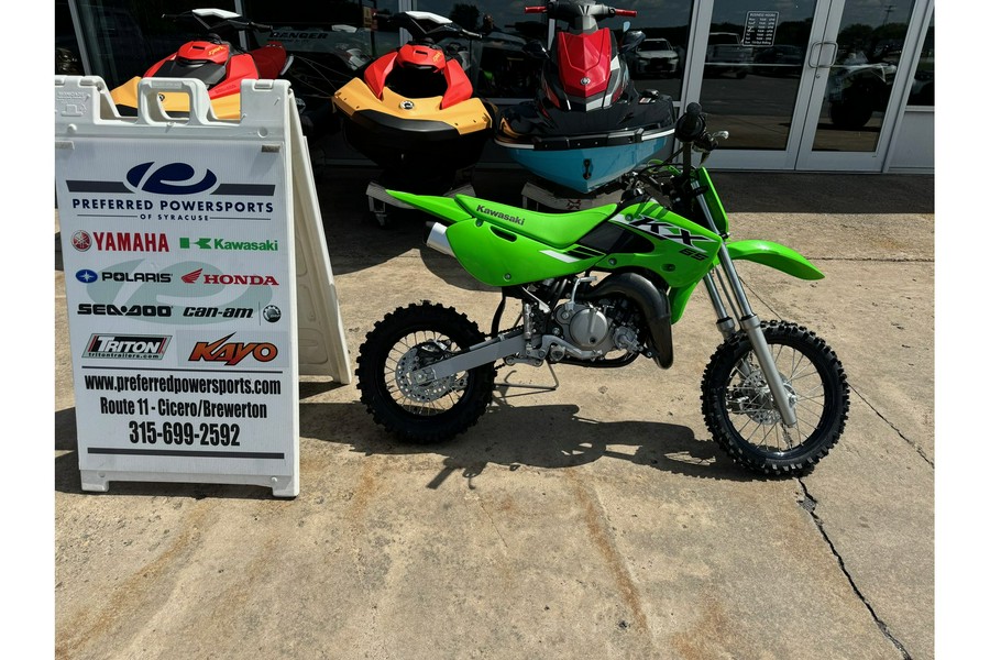 2025 Kawasaki KX 65 Lime Green