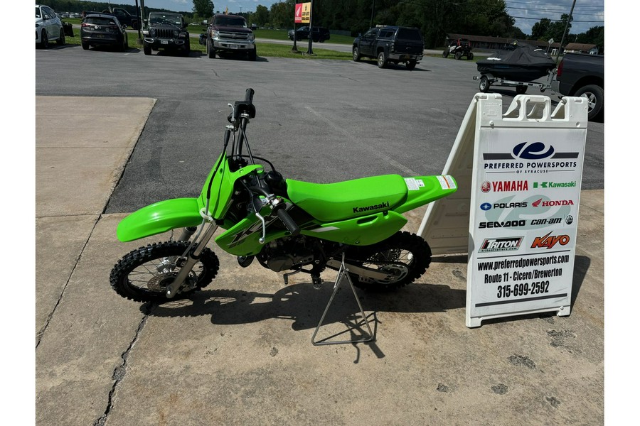 2025 Kawasaki KX 65 Lime Green