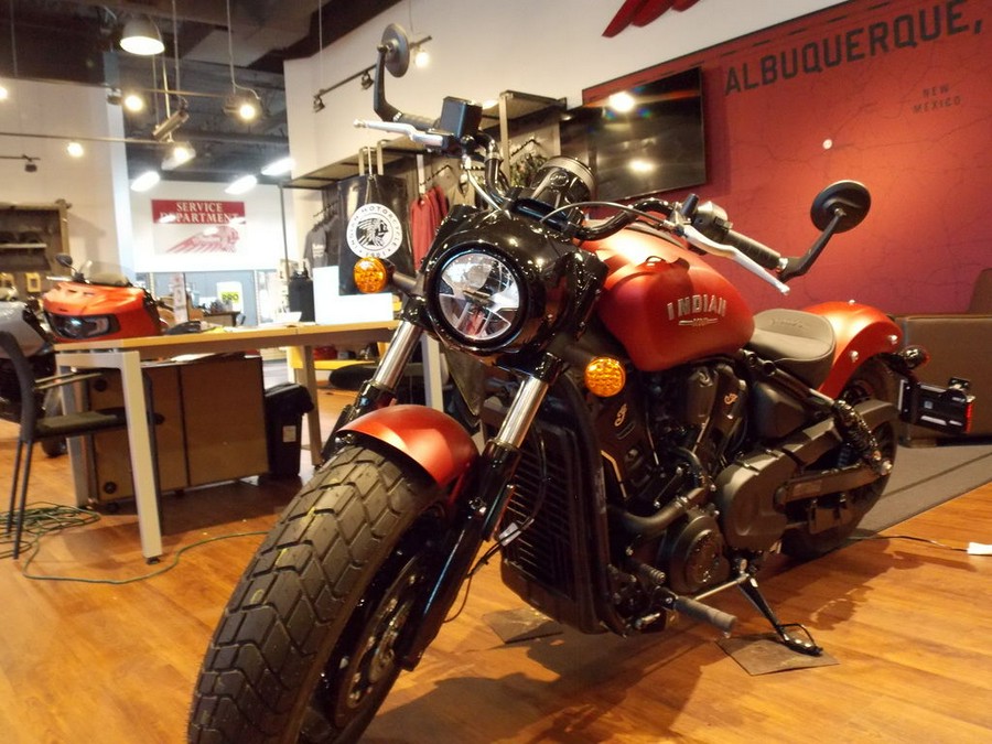 2025 Indian Motorcycle® Scout® Bobber Limited Sunset Red Smoke