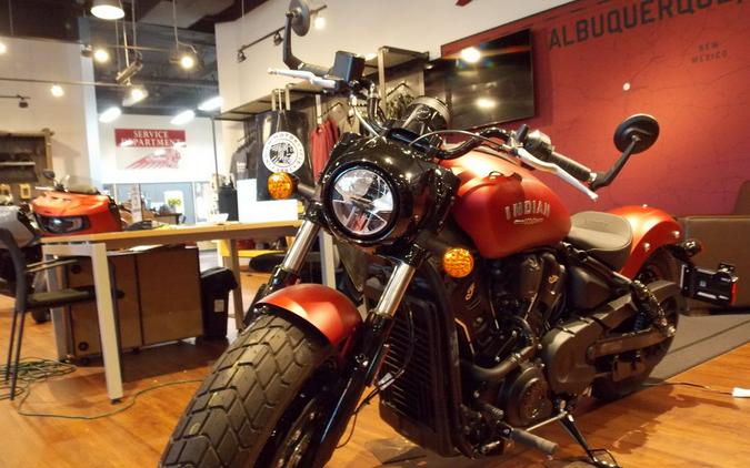 2025 Indian Motorcycle® Scout® Bobber Limited Sunset Red Smoke