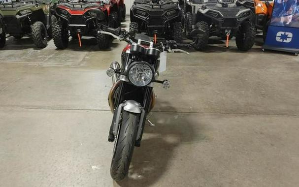 2024 Triumph Speed Twin 1200 Carnival RedStorm Grey