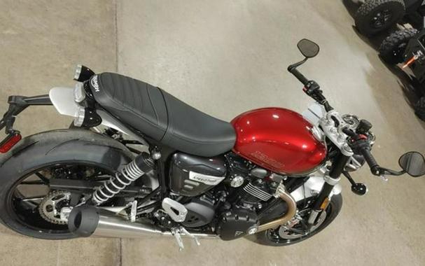 2024 Triumph Speed Twin 1200 Carnival RedStorm Grey