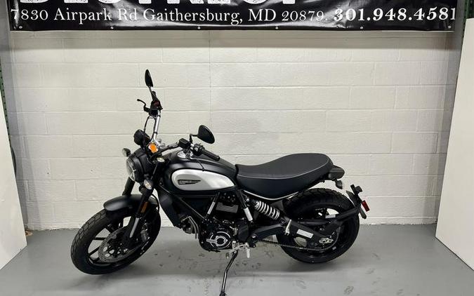 2023 Ducati Scrambler Icon Dark Matt Black