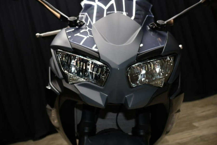 2024 Kawasaki Ninja 650 Metallic Matte Dark GrayMetallic Spark