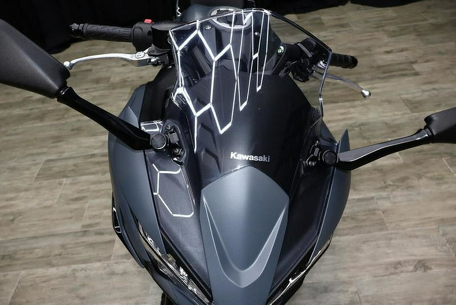 2024 Kawasaki Ninja 650 Metallic Matte Dark GrayMetallic Spark