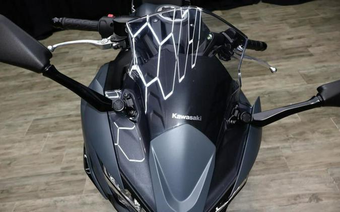 2024 Kawasaki Ninja 650 Metallic Matte Dark GrayMetallic Spark