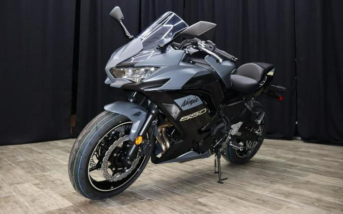 2024 Kawasaki Ninja 650 Metallic Matte Dark GrayMetallic Spark